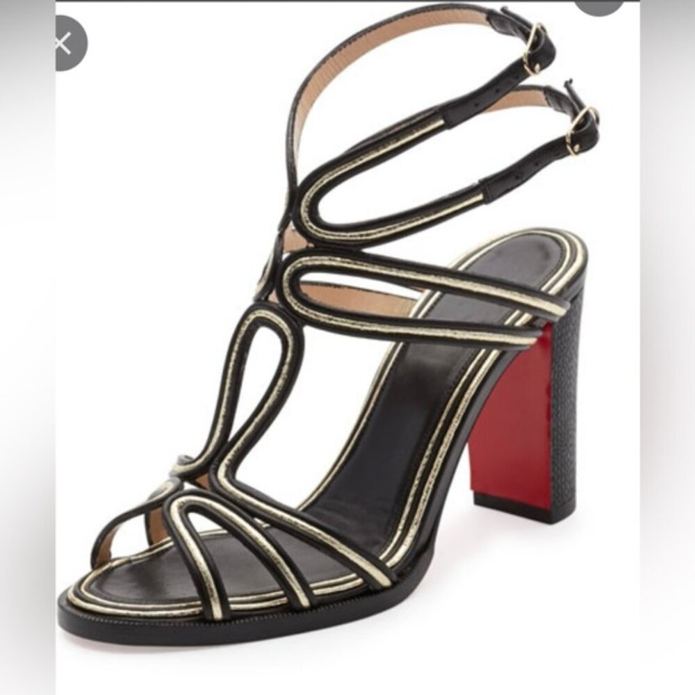 LIKE NEW Christian Louboutin Zenobissima 85mm Sandals EU 41 - sz 10